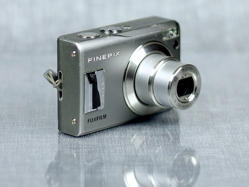 Beispiel für eine Kompaktkamera: die Fuji f31fd