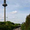 Der Fernsehturm und die Rosa-Luxemburg-Straße